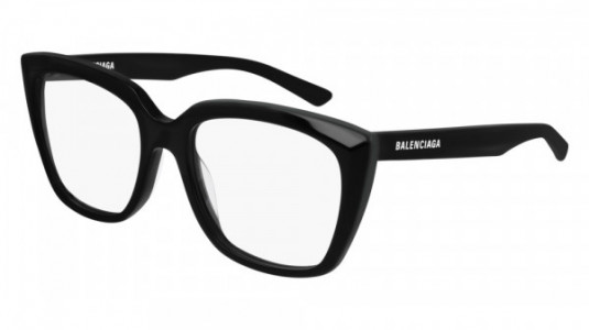 Balenciaga BB0062O Eyeglasses, 001 - BLACK