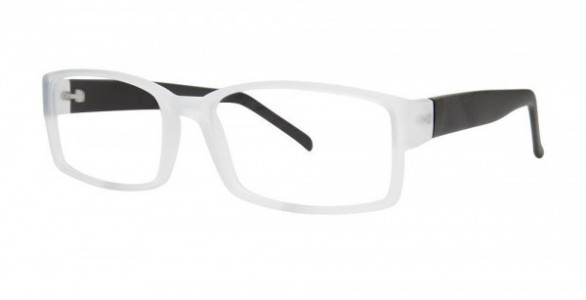Modern Optical SLOAN Eyeglasses, Crystal Matte/Black Matte