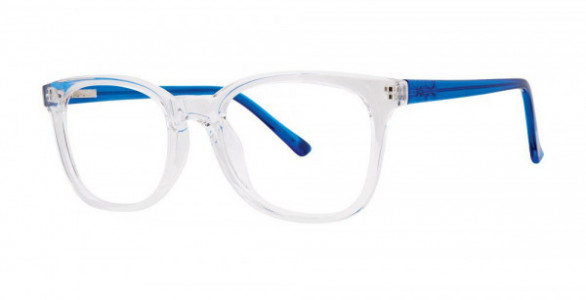Modern Optical CONFIDE Eyeglasses, Crystal/Blue