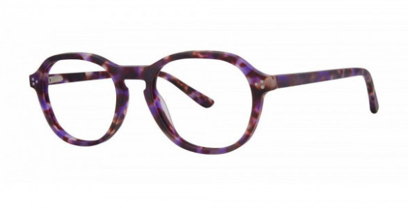 Genevieve ATTENTIVE Eyeglasses, Purple Tortoise Matte