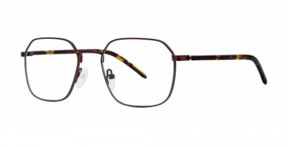 U Rock REVERB Eyeglasses, Matte Brown/Grey