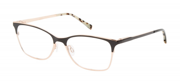 Kate Young K337 Eyeglasses, Black/Rose Gold (BLK)