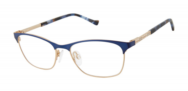 Tura R580 Eyeglasses, Navy/Gold (NAV)