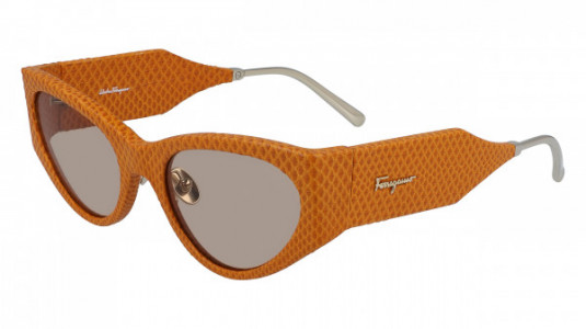 Ferragamo SF950SL RUNWAY Sunglasses, (712) GOLDEN KARUNG
