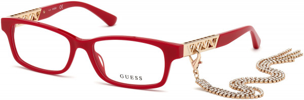 Guess GU2785 Eyeglasses, 066 - Shiny Red