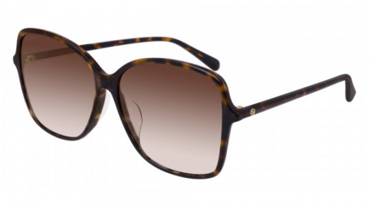 Gucci GG0546SK Sunglasses, 002 - HAVANA with BROWN lenses