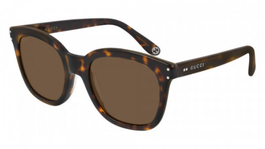 Gucci GG0571S Sunglasses, 002 - HAVANA with BROWN lenses