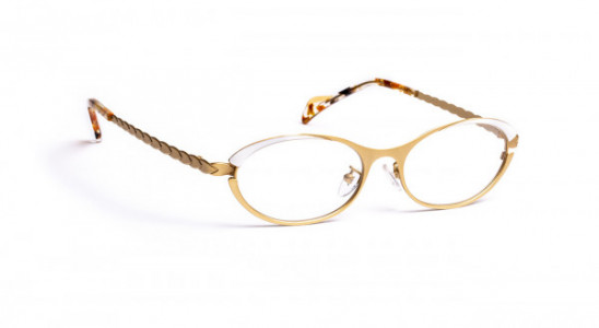 Boz by J.F. Rey JOIE-AF Eyeglasses, GOLD SATIN / WHITE (5010)
