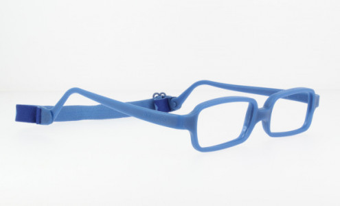 Miraflex New Baby 3 with Built Up Bridge Eyeglasses, D Dark Blue
