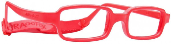 Miraflex New Baby 3 with Built Up Bridge Eyeglasses, I Red