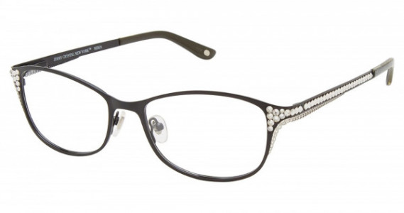 Jimmy Crystal NERJA Eyeglasses, BLACK