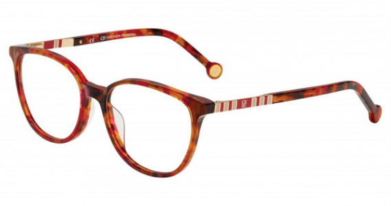Carolina Herrera VHE839K Eyeglasses, Red Tortoise 09AT