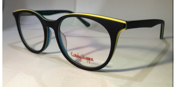 Candy Shoppe BonBon Eyeglasses, 2-Navy/Yellow/Green