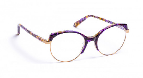 J.F. Rey PA072 Eyeglasses, DEMI PLUM/PINK GOLD (7560)