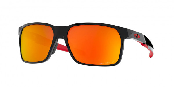 Oakley OO9460 PORTAL X Sunglasses, 946005 PORTAL X POLISHED BLACK PRIZM (BLACK)