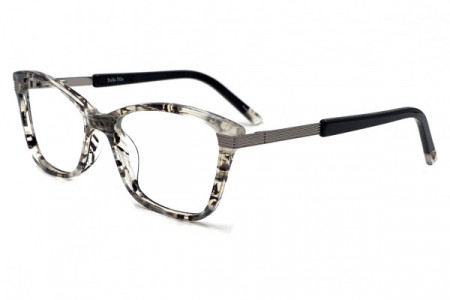 Italia Mia IM775 Eyeglasses, Bi Black Ivory