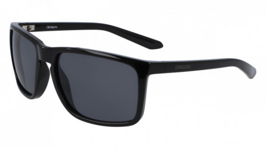 Dragon DR MELEE XL Sunglasses, (001) SHINY BLACK/SMOKE