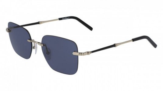 Ferragamo SF225S Sunglasses, (733) SHINY GOLD/BLACK