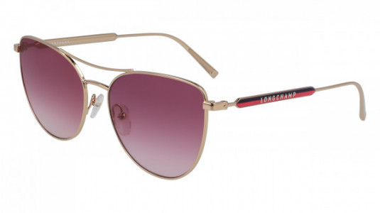 Longchamp LO134S Sunglasses, (770) ROSE GOLD
