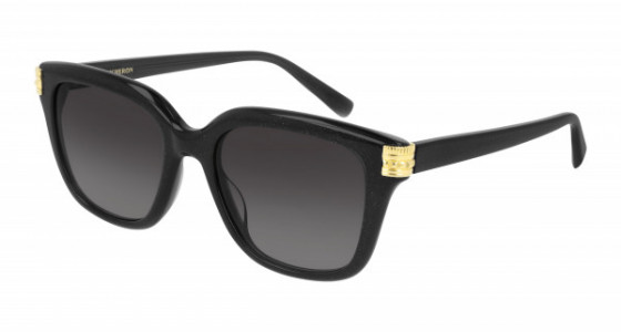 Boucheron BC0100S Sunglasses, 001 - BLACK with GREY lenses