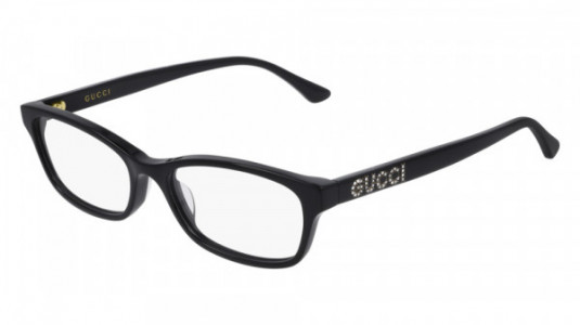 Gucci GG0730O Eyeglasses, 005 - BLACK