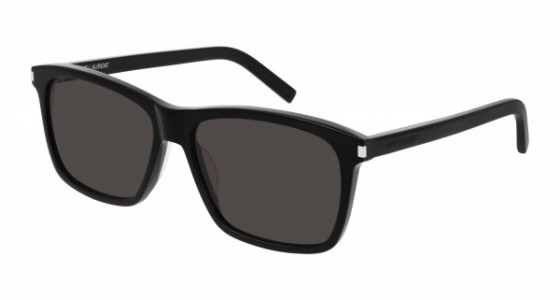 Saint Laurent SL 339 Sunglasses, 001 - BLACK with BLACK lenses