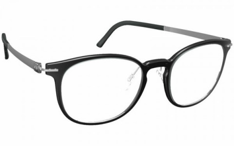 Silhouette Infinity View Full Rim 2922 Eyeglasses, 9010 Black Silver