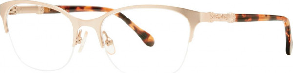 Lilly Pulitzer Carney Eyeglasses, Gold