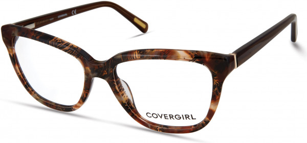 CoverGirl CG0556 Eyeglasses, 047 - Light Brown/other