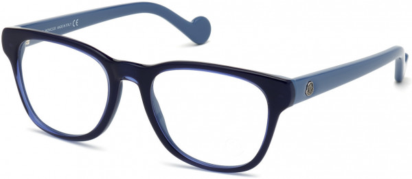 Moncler ML5065 Eyeglasses, 092 - Shiny Navy Blue