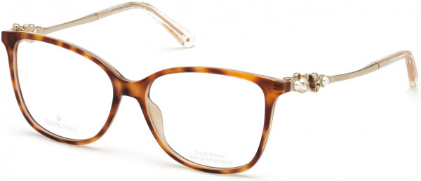 Swarovski SK5367 Eyeglasses, 056 - Havana/other