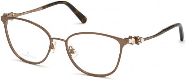 Swarovski SK5368 Eyeglasses, 049 - Matte Dark Brown