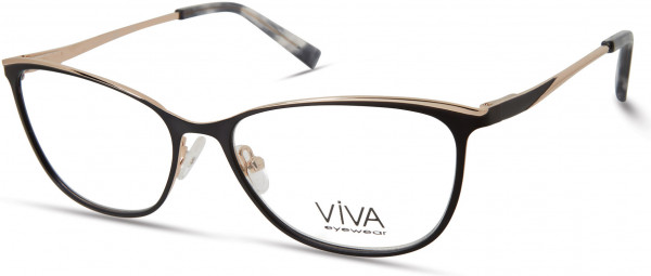 Viva VV4521 Eyeglasses, 002 - Matte Black