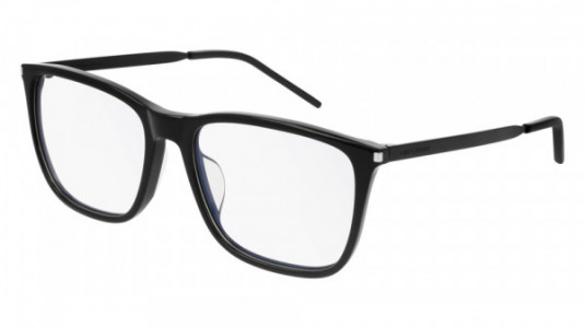Saint Laurent SL 345/F Eyeglasses, 007 - BLACK