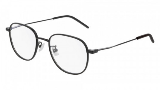 Saint Laurent SL 362 Eyeglasses, 002 - SILVER with TRANSPARENT lenses