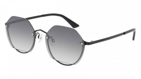 McQ MQ0256SA Sunglasses, 001 - BLACK with GREY lenses
