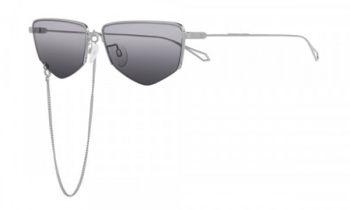 McQ MQ0271SA Sunglasses, 001 - SILVER with GREY lenses