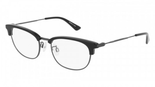 McQ MQ0255OA Eyeglasses, 001 - RUTHENIUM