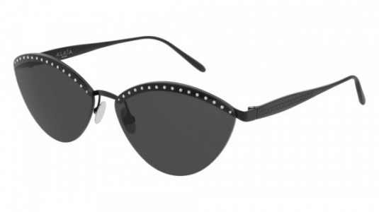 Azzedine Alaïa AA0038S Sunglasses, 001 - BLACK with GREY lenses