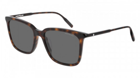 Montblanc MB0084SK Sunglasses, 002 - HAVANA with GREY lenses