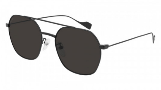 Balenciaga BB0089SK Sunglasses, 001 - BLACK with GREY lenses