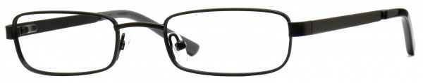 Value Collection 129 Structure K Eyeglasses, Black