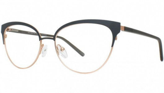 Cosmopolitan Astrid Eyeglasses, Matt RGld/Gy