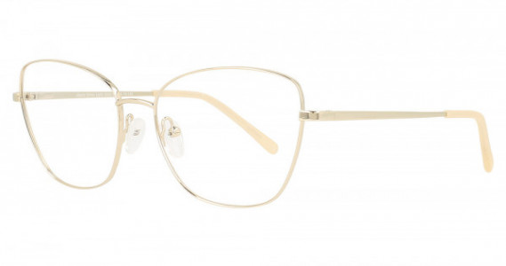 Cosmopolitan Nadia Eyeglasses, Shiny Light Gold
