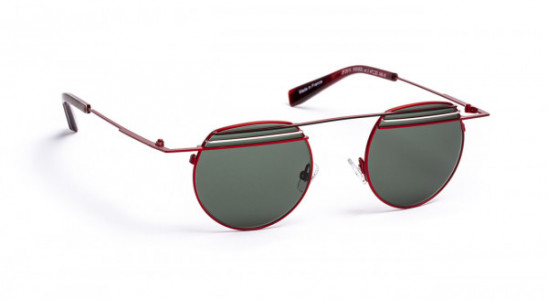 J.F. Rey JF2910-SUN Sunglasses, SUNGLASS  RED/BLACK/SILVER