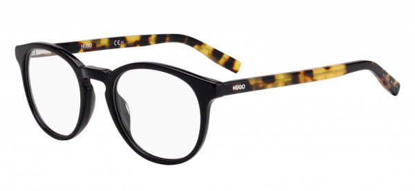 HUGO Hugo 0201 Eyeglasses, 0WR7 Black Havana