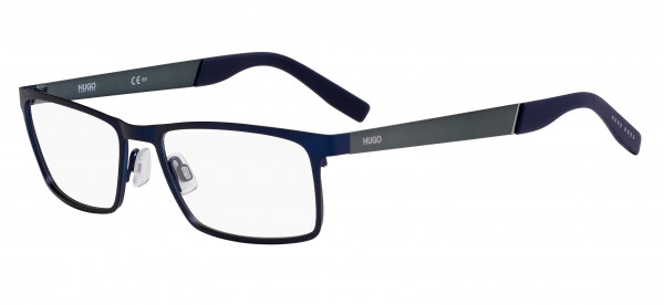 HUGO Hugo 0228 Eyeglasses, 0FLL Matte Blue