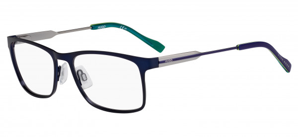 HUGO Hugo 0231 Eyeglasses, 0FLL Matte Blue
