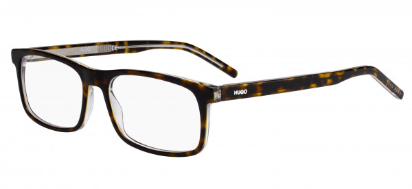 HUGO Hugo 1004 Eyeglasses, 0KRZ Havana Crystal