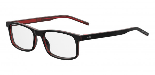 HUGO Hugo 1004 Eyeglasses, 0OIT Black Redgd